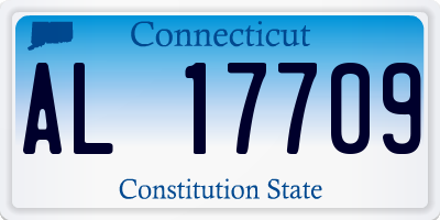 CT license plate AL17709