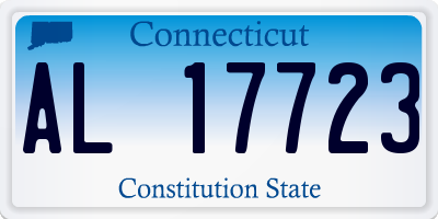 CT license plate AL17723