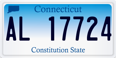 CT license plate AL17724