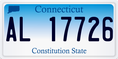 CT license plate AL17726