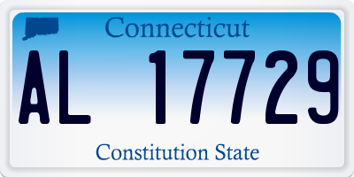 CT license plate AL17729