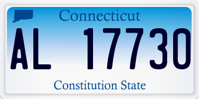 CT license plate AL17730