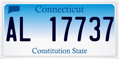 CT license plate AL17737