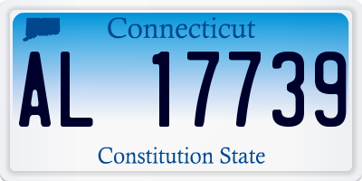 CT license plate AL17739