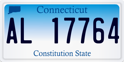 CT license plate AL17764