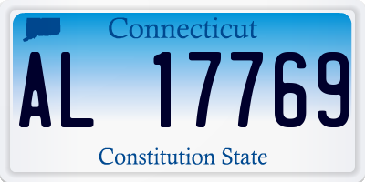 CT license plate AL17769