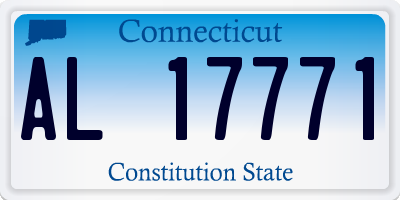 CT license plate AL17771