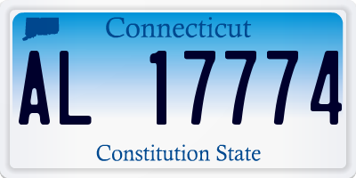 CT license plate AL17774