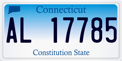 CT license plate AL17785