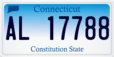 CT license plate AL17788