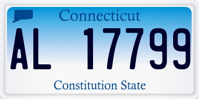 CT license plate AL17799