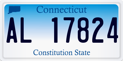 CT license plate AL17824