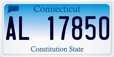 CT license plate AL17850