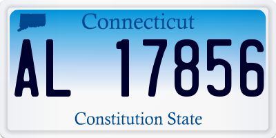 CT license plate AL17856