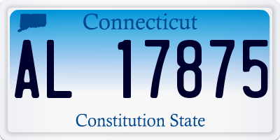 CT license plate AL17875