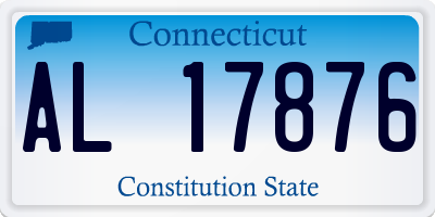 CT license plate AL17876