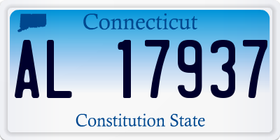 CT license plate AL17937