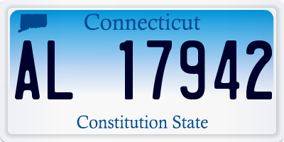CT license plate AL17942