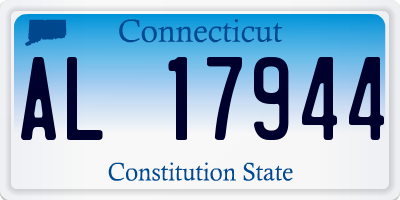 CT license plate AL17944