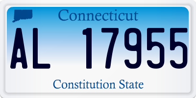 CT license plate AL17955