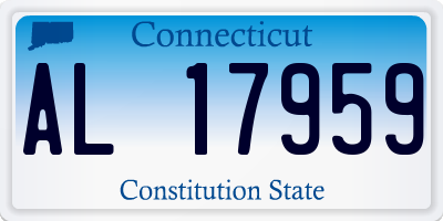 CT license plate AL17959