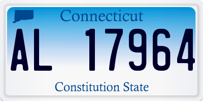CT license plate AL17964