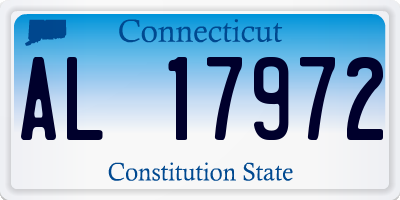 CT license plate AL17972