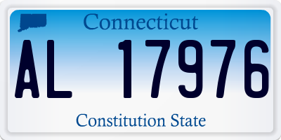 CT license plate AL17976