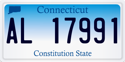 CT license plate AL17991