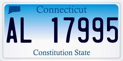 CT license plate AL17995