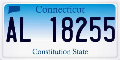 CT license plate AL18255