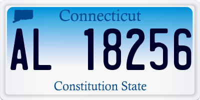 CT license plate AL18256