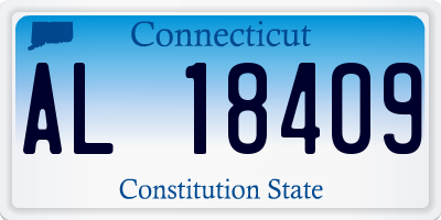 CT license plate AL18409