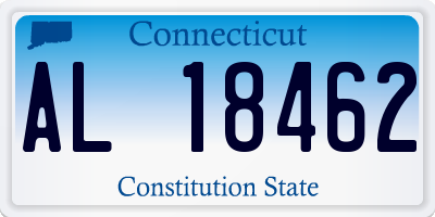 CT license plate AL18462