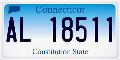 CT license plate AL18511