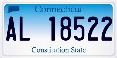 CT license plate AL18522