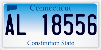 CT license plate AL18556