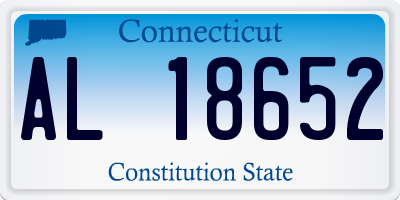 CT license plate AL18652