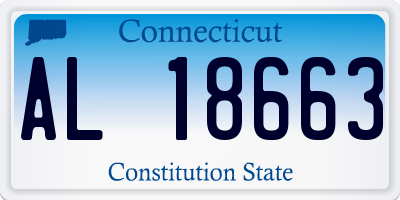 CT license plate AL18663