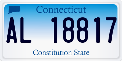 CT license plate AL18817