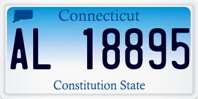 CT license plate AL18895