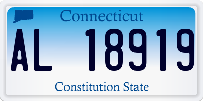 CT license plate AL18919