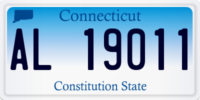 CT license plate AL19011