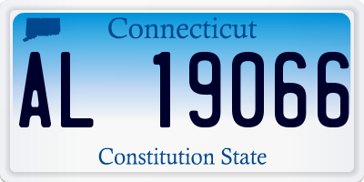 CT license plate AL19066