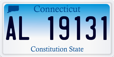 CT license plate AL19131