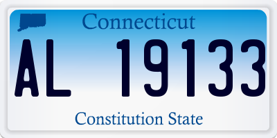 CT license plate AL19133