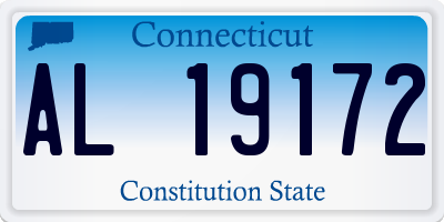 CT license plate AL19172