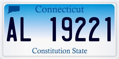 CT license plate AL19221