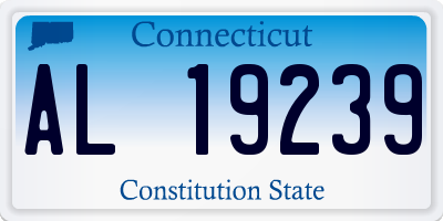 CT license plate AL19239