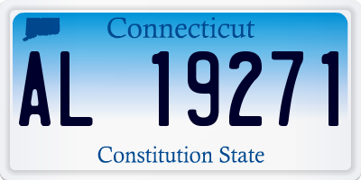 CT license plate AL19271